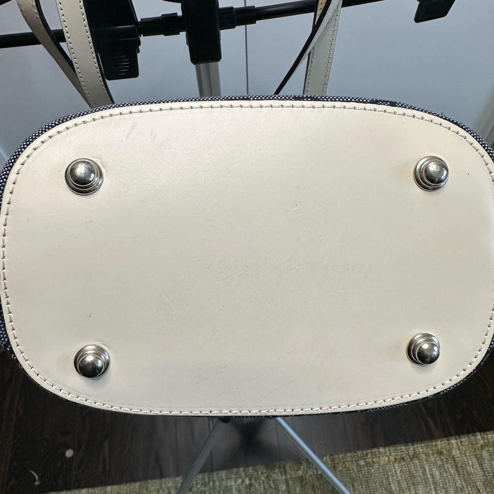 Dooney & Bourke Black and Cream Logo Tote - Picture 9 of 9
